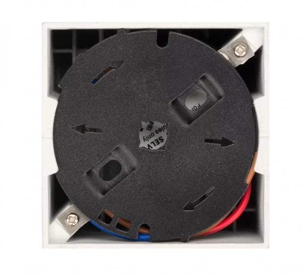 Св-к накладной WINDOWS 8W 4x2W OSRAM CRI90, WW 3000K, KEGU драйвер, Black 62х62х62mm