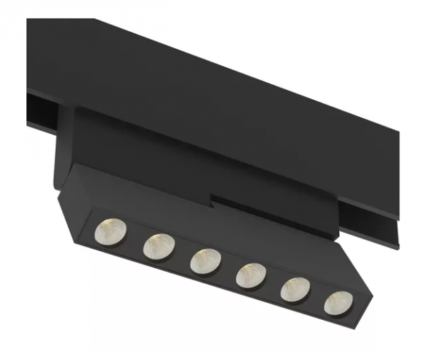 Светильник SPOT BLACK BOOK MAGNETIC S15 48V 6W 36° CRI90 OSRAM 4000K | Черный корпус L118хH100mm