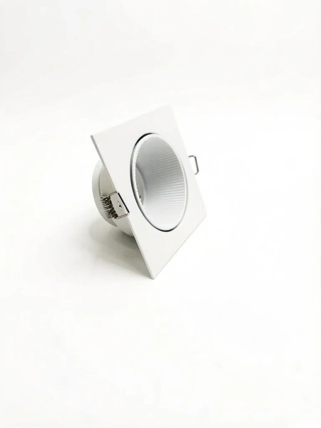 Светильник встраиваемый CITY DLW MR16 WHITE | 90x90 (75)xH45mm Electroplating