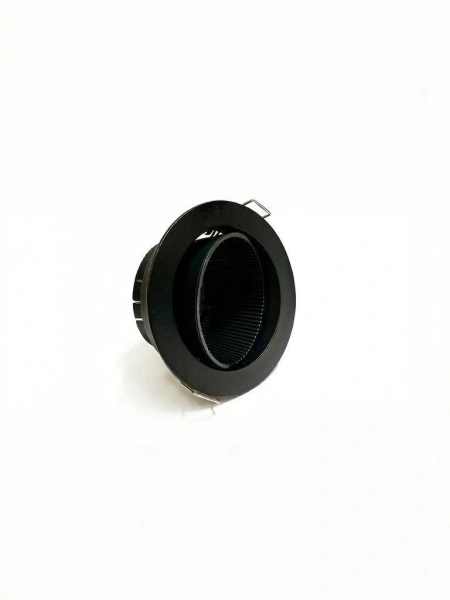 Светильник встраиваемый CITY DLW MR16 BLACK | Ø90 (75)xH45mm Electroplating