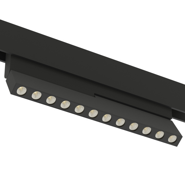 Светильник SPOT BLACK BOOK MAGNETIC S15 48V 12W 36° CRI90 OSRAM 4000K | Черный корпус L232хH100mm