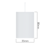 Светильник накладной COLT MR16 GU10 Белый корпус ML 24113 S55x80mm
