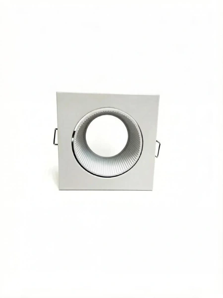 Светильник встраиваемый CITY DLW MR16 WHITE | 90x90 (75)xH45mm Electroplating
