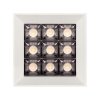 Св-к накладной WINDOWS 18W 9x2W OSRAM CRI90, WW 3000K, KEGU драйвер, White 81х81х81 mm