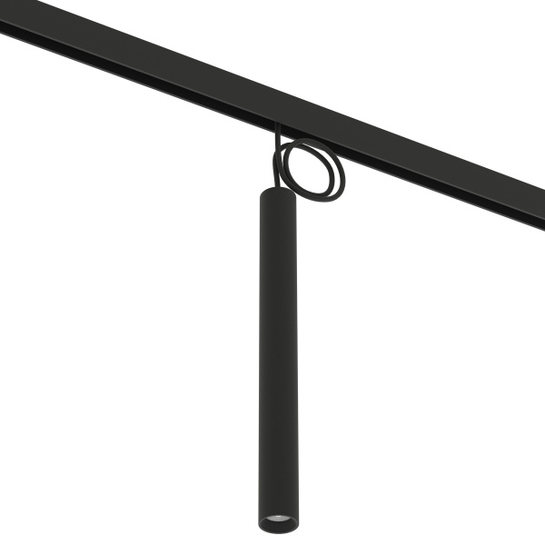 Светильник SPOT MAGNETIC S15 48V 12W 24° CRI90 OSRAM 3000K | Черный корпус D30х300mm