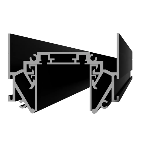 Трековая система для натяжных потолков MAGNETIC H5 48V 2TRA BLACK 1000mm