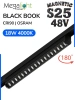 Светильник BLACK BOOK MAGNETIC S25 48V 18W 36° 4000K CRI90 OSRAM | Черный корпус L356mm
