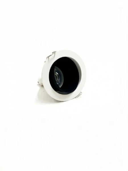 Светильник встраиваемый CITY DLW MR16 WHITE/BLACK | Ø90 (75)xH45mm Electroplating