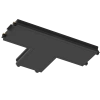 Т- соединитель потолок-потолок для шинопровода H5 Black