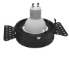Светильник встраиваемый под отделку MR16 GU10 BLACK | Ø80(80)x27mm