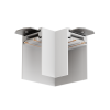 Угловой соединитель потолок-потолок для трековой системы S25 White 78x78x57mm EAC19329 