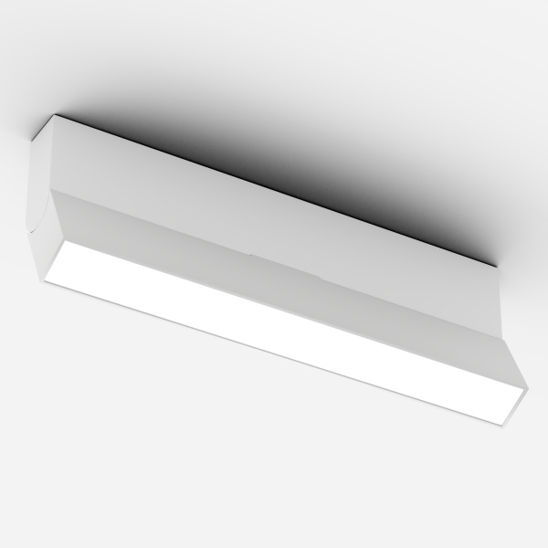 Светильник накладной светодиодный BLACK BOOK 12W OSRAM 120° WW/3000К Белый корпус | 220V