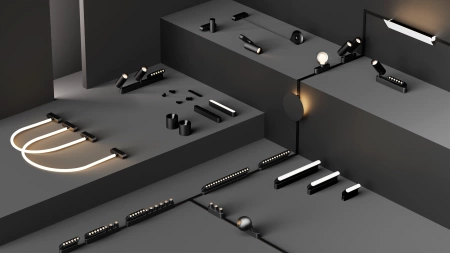 Трековый магнитный св-к SPOT  MAGNETIC H4 24V 12W 24° 3000К/4000K/6000К OSRAM | Black Ø43х110mm