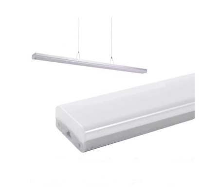 Линейный светильник серии LINER/M 50W 4000К, 1200х75х35мм Silver