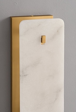 Светильник настенный Alabaster L128хH380хW110 E27х1 BRASS GOLD