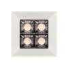 Св-к накладной WINDOWS 8W 4x2W OSRAM CRI90, DW 4000K, KEGU драйвер, White 62х62х62mm