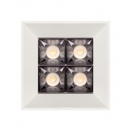 Св-к накладной WINDOWS 8W 4x2W OSRAM CRI90, DW 4000K, KEGU драйвер, White 62х62х62mm