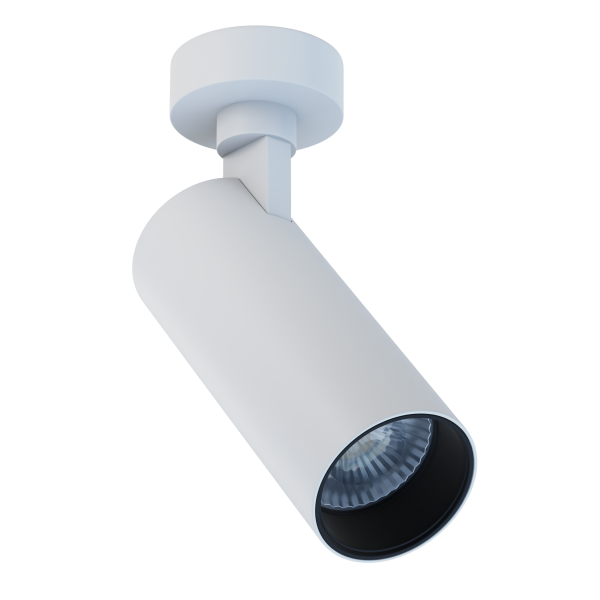 Накладной светодиодный светильник CITY NEW 30W 3000K CRI85 Угол света 36° WHITE Ø60x155mm