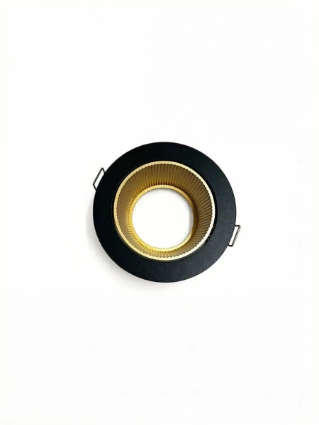 Светильник встраиваемый CITY DLW MR16 BLACK/GOLG | Ø90 (75)xH45mm Electroplating
