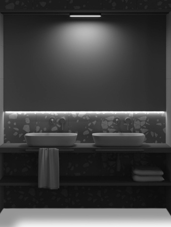 Светильник LINER MAGNETIC Н5 48V 18W 120° 3000K OSRAM | Black 330х25х25mm