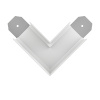 Угловой соединитель потолок-потолок S39 220V 4x контактный White 90x90x75mm EAC19299