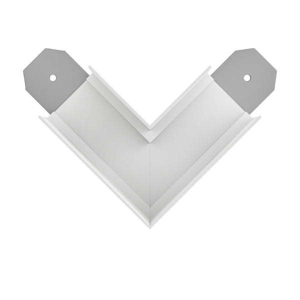 Угловой соединитель потолок-потолок S39 220V 4x контактный White 90x90x75mm EAC19299