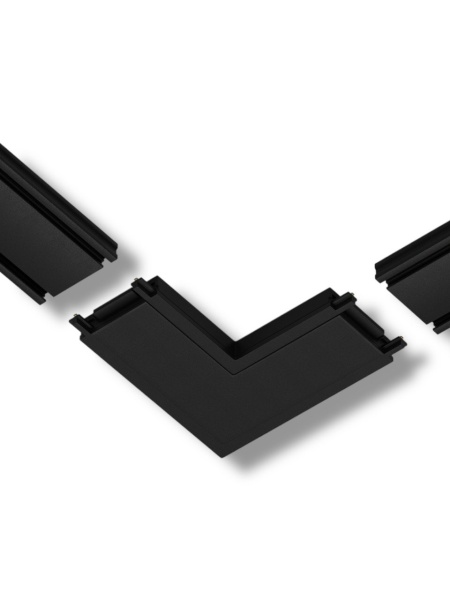 Угловой соединитель потолок-потолок для шинопровода H5 Black