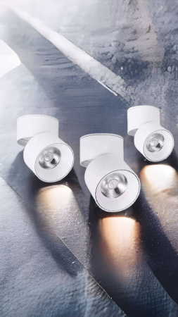 Светильник светодиодный накладной поворотный COLT R95 20W 4000K 36° BLACK Ø95x110mm