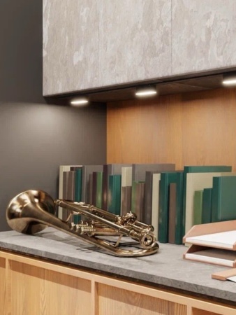 Светильник LINER MAGNETIC Н5 48V 18W 120° 3000K OSRAM | Black 330х25х25mm