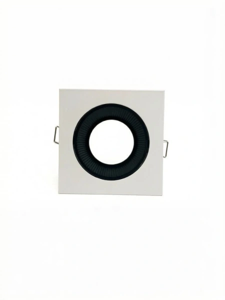 Светильник встраиваемый CITY DLW MR16 WHITE/BLACK | 90x90 (75)xH45mm Electroplating