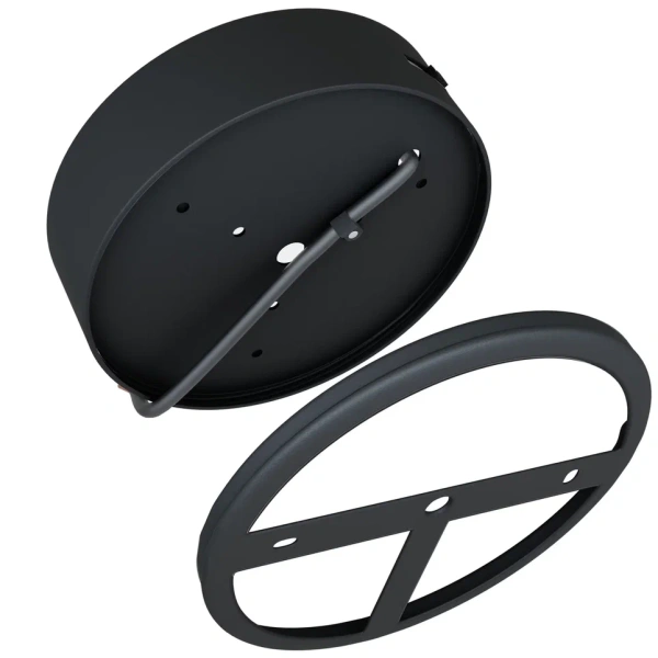 Светильник накладной RONDO 15W D143x30mm 3000К/4000K/6000К Black