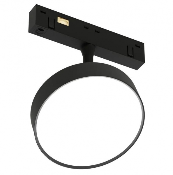 Светильник RONDO MAGNETIC S20 48V 10W 110° CRI90 OSRAM 3000K | Черный корпус Ø95х135 mm