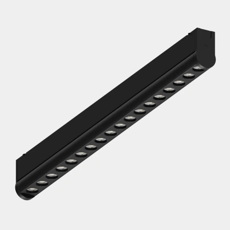 Светильник BLACK BOOK MAGNETIC S25 48V 18W 36° 4000K CRI90 OSRAM | Черный корпус L356mm