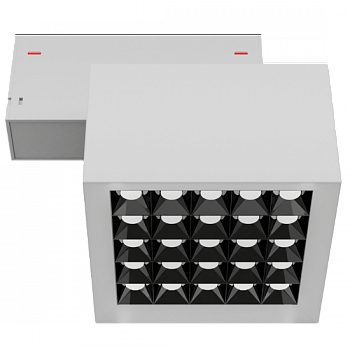 Светильник светодиодный MAGNETIC S39 X-SPOT 50W 25x2W OSRAM CRI90 4000K, White 119х119x78mm