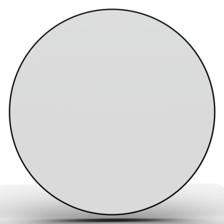 Светильник накладной RONDO 96W Black 4000K | Ø600x60mm 