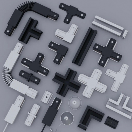 Светильник LINER 40W 100° 3000К CRI85 Черный2TRA однофазный 220V 598x33x34mm