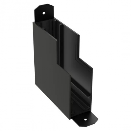 Угловой соединитель потолок-стена для шинопровода S15 | Черный