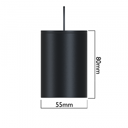 Светильник накладной COLT MR16 GU10 Черный корпус ML 24112 S55x80mm