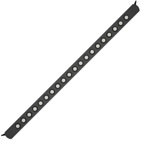 Светильник LINER 40W 36° 3000К CRI85 Черный 2TRA однофазный 220V  598x33x34mm