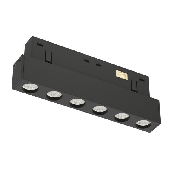 Светильник LINER BLACK MASK MAGNETIC S15 48V 6W 36° 3000K CRI90 OSRAM | Черный корпус L118mm