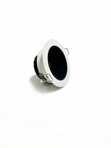 Светильник встраиваемый CITY DLW MR16 WHITE/BLACK | Ø90 (75)xH45mm Electroplating