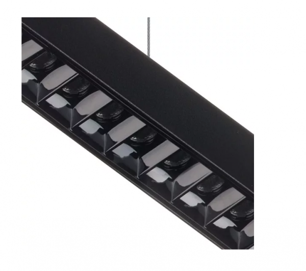 Светильник LINER T33 BLACK MASK 60W 3000К EPISTAR CRI90 48° IP40 Черный корпус 1204x33x34mm | 220V