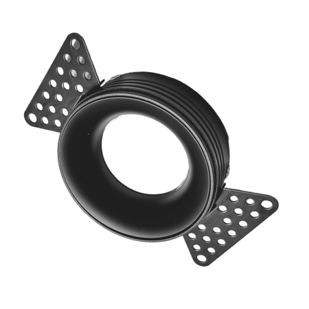 Светильник встраиваемый под отделку MR16 GU10 BLACK | Ø80(80)x27mm