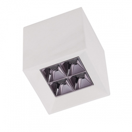 Св-к накладной WINDOWS 8W 4x2W OSRAM CRI90, DW 4000K, KEGU драйвер, White 62х62х62mm