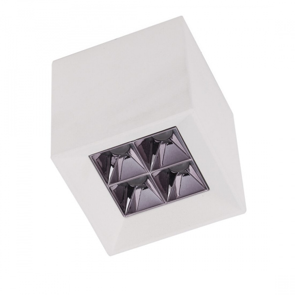 Св-к накладной WINDOWS 8W 4x2W OSRAM CRI90, WW 3000K, KEGU драйвер, White 62х62х62mm