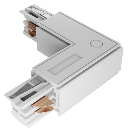 Коннектор трековый соединительный ML-4TRA-W-L Белый (100pcs)