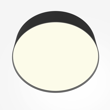 Светильник накладной RONDO 96W Black 4000K | Ø600x60mm 