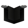 Угловой соединитель потолок-потолок S39 220V 4x контактный Black 90x90x75mm EAC19299